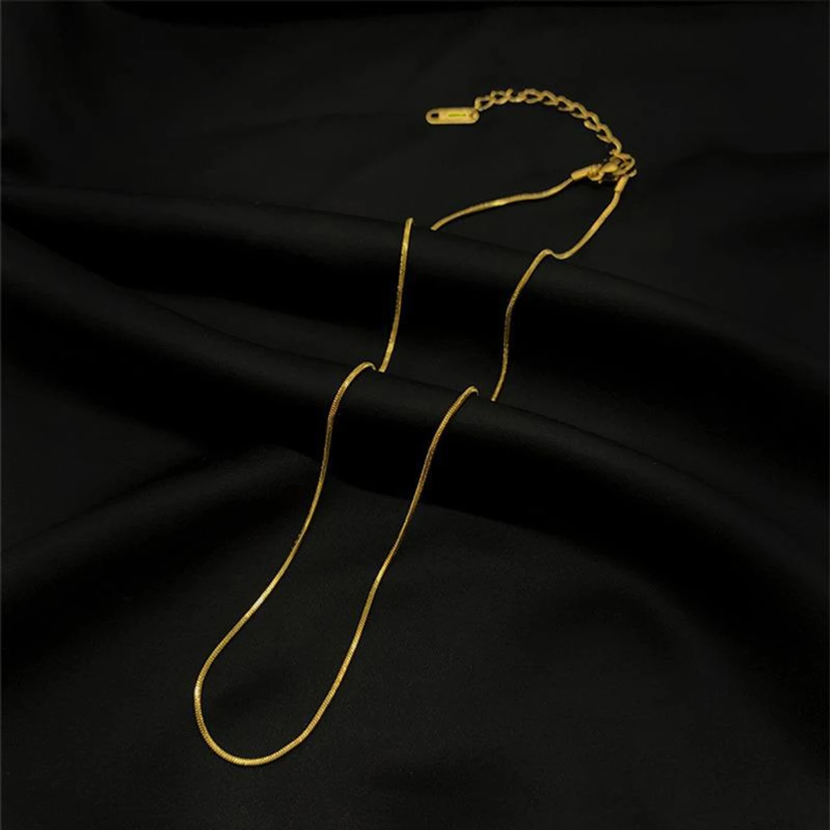 Jewellery Premium Quality Gold Colour Long Chain For Women- Chain For Girls