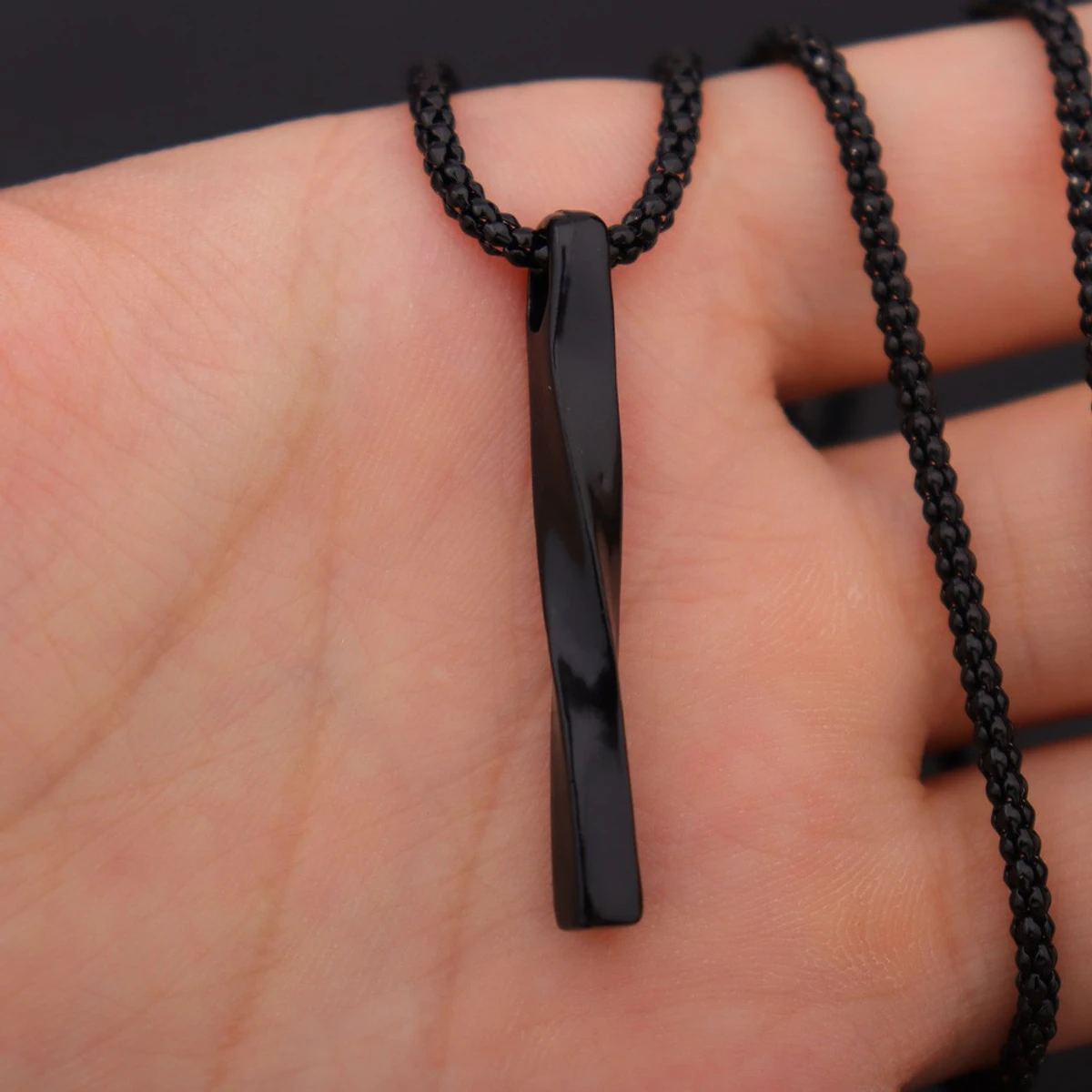 New Black Color Chain Locket for Men