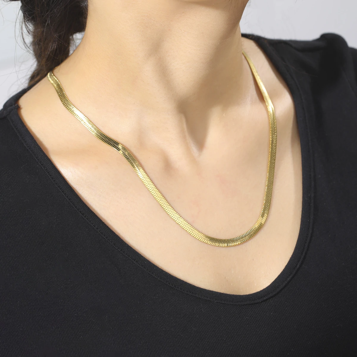 Simple Snake Necklace For Women