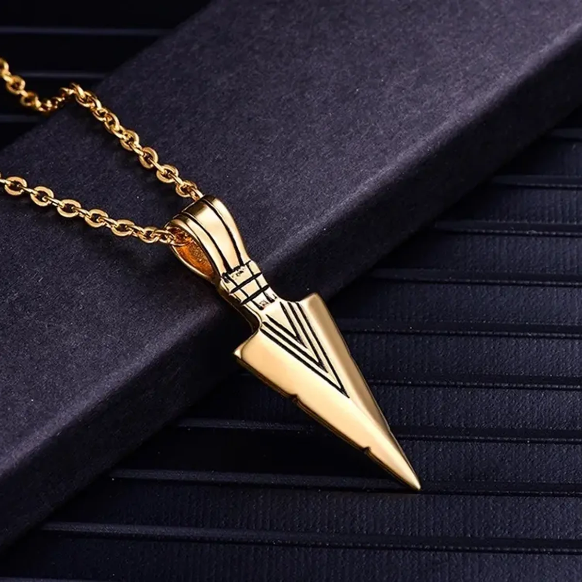 Jewelry Arrowhead Stainless Steel Necklace for Men