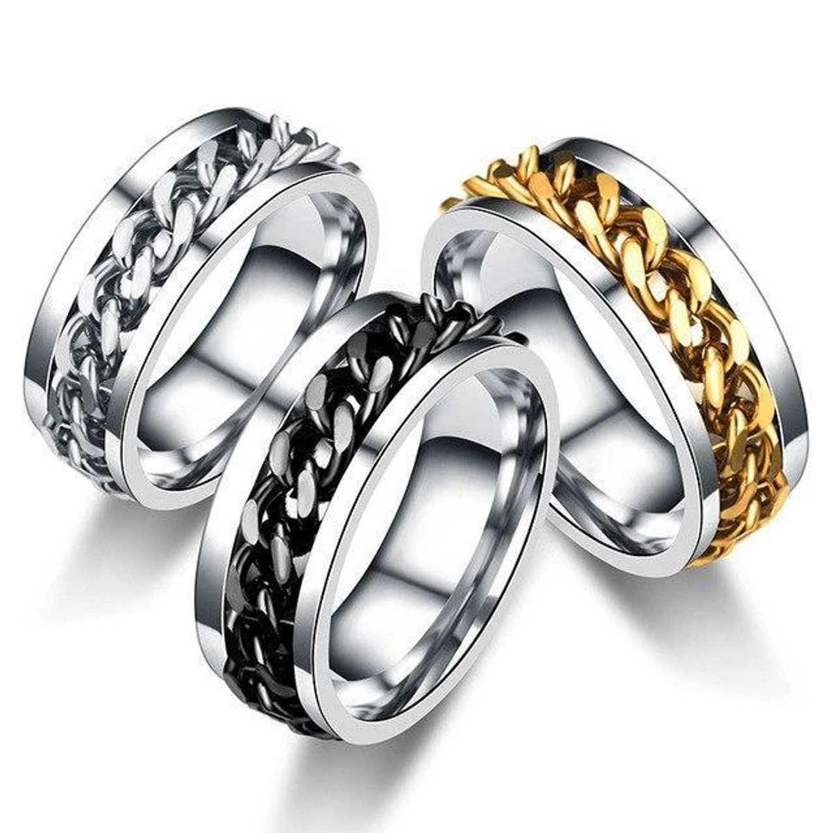 Stylish Stainless Steel Ring Fashion Finger Ring