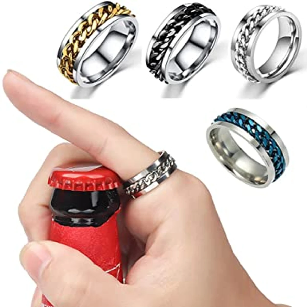 Stylish Stainless Steel Ring Fashion Finger Ring