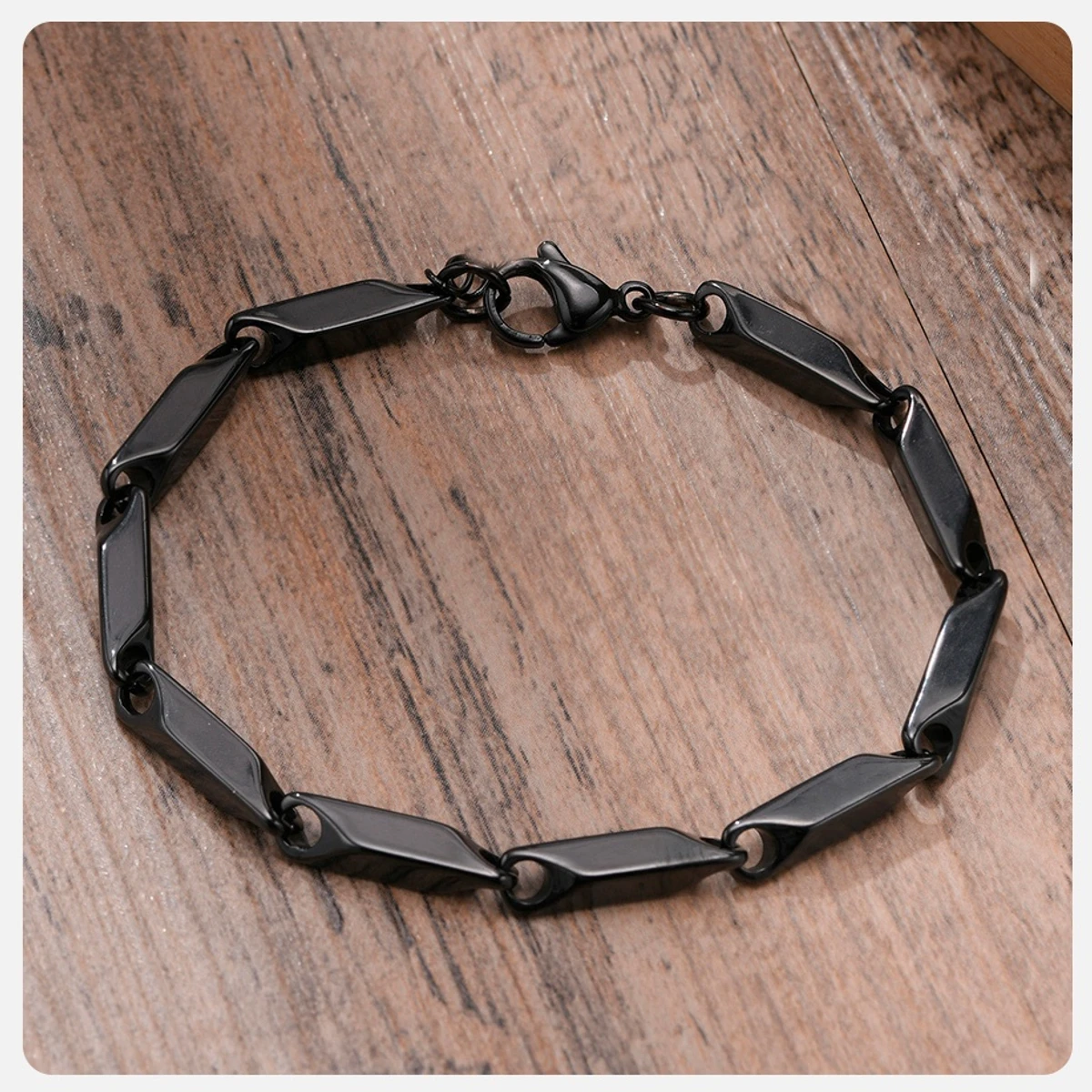 Black Fashionable Rich CHain Bracelet For Men