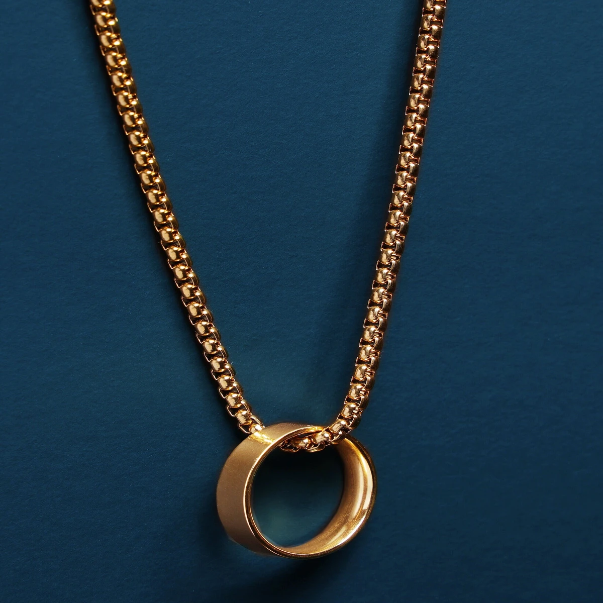 Men's Stainless Steel Nail Necklace with Necklace/Locket - Image 3