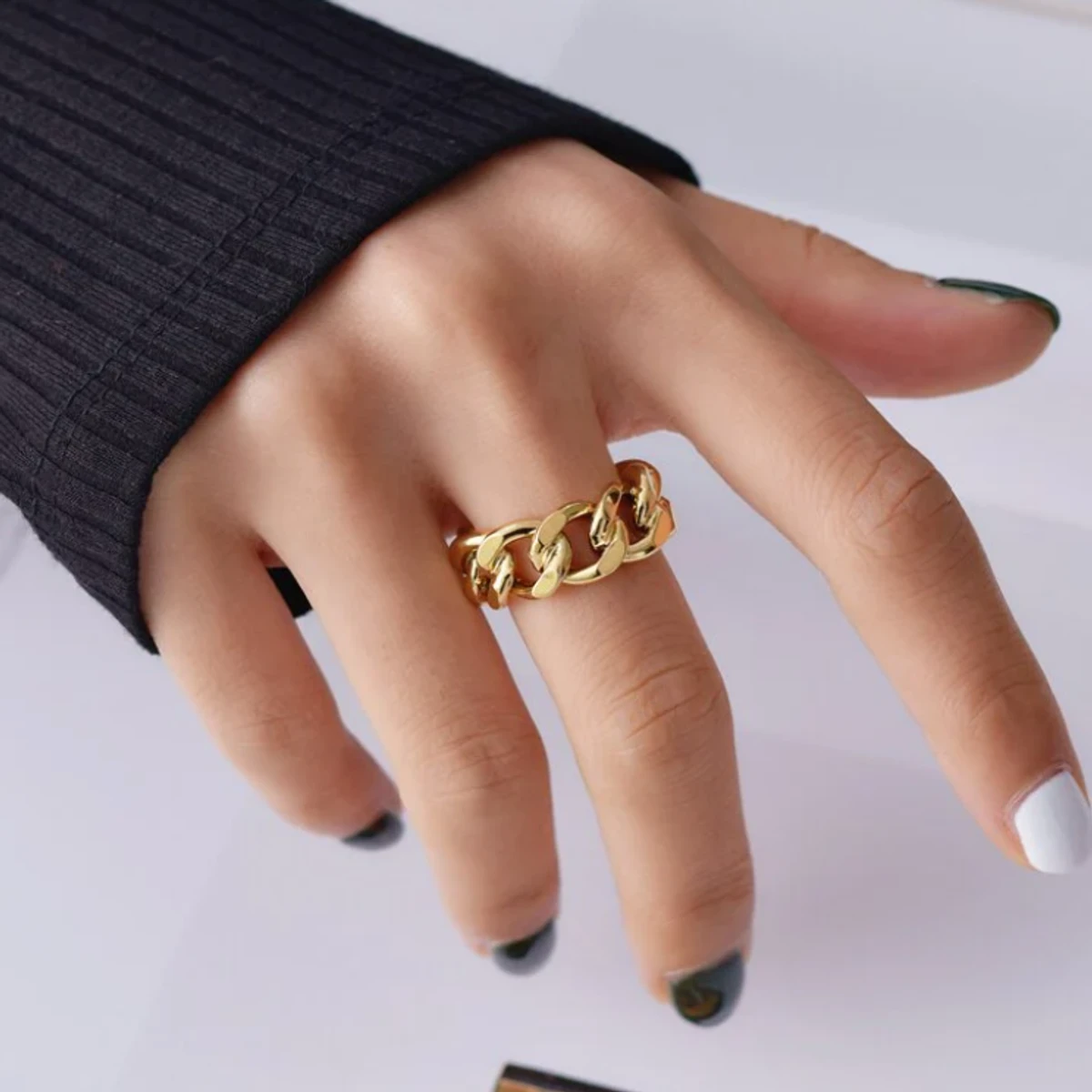 Stainless Steel Fashionable Finger Ring For Men