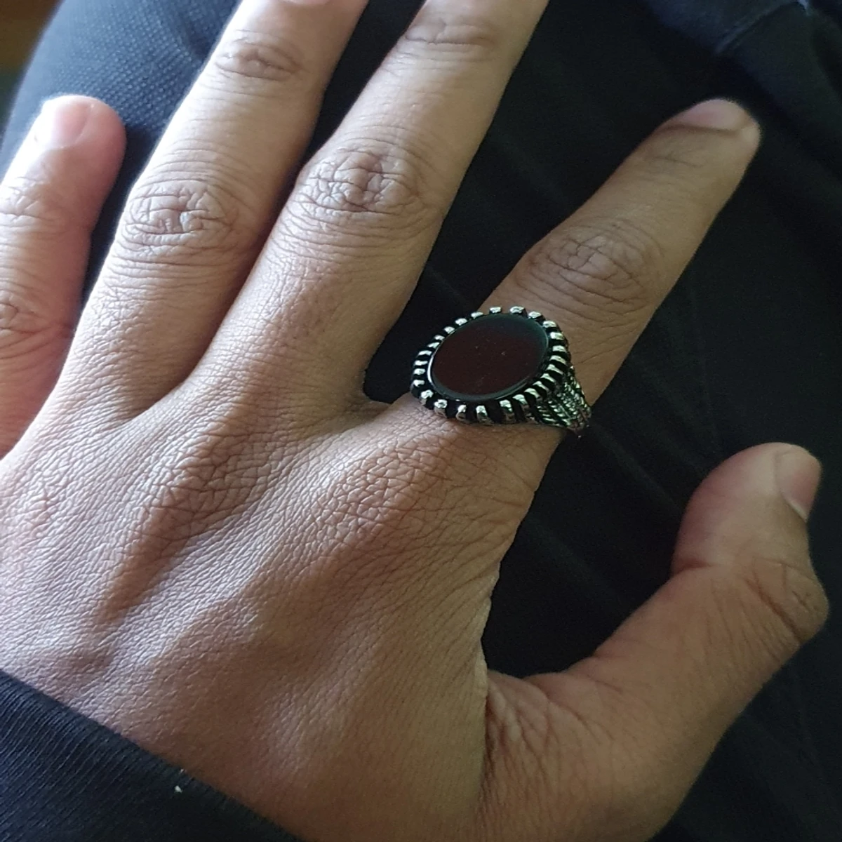 Men'S Stainless Steel Finger Ring(Null) - Ring For Men - Ring