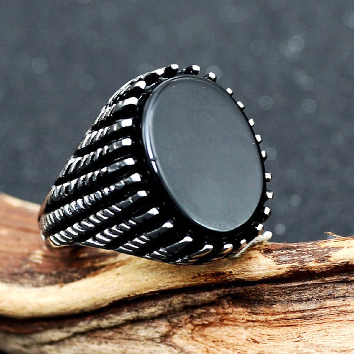 Men'S Stainless Steel Finger Ring(Null) - Ring For Men - Ring