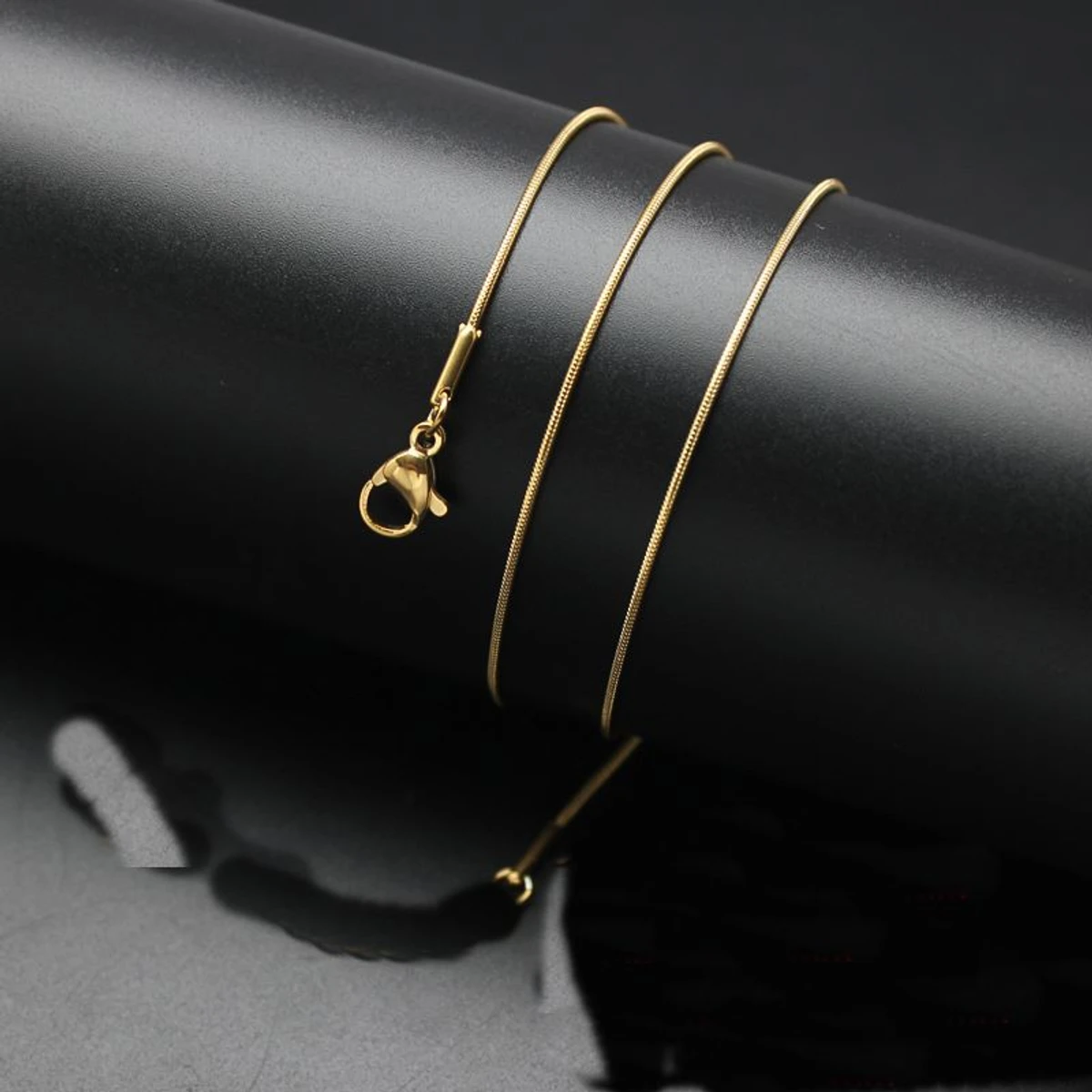 Snake Stainless Steel Chain Necklace For Woman