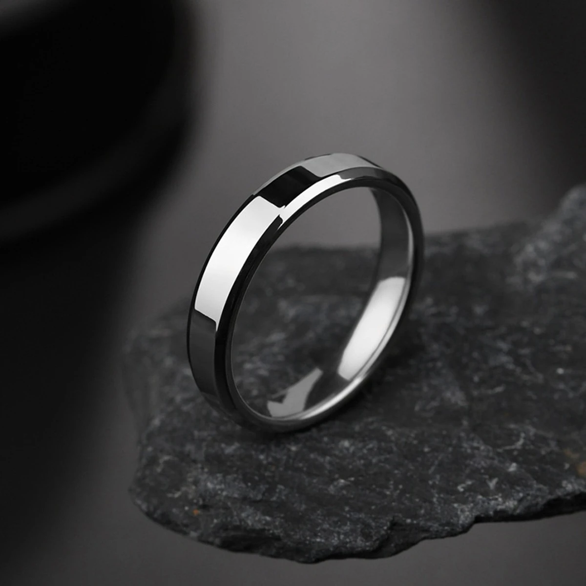 Lifestyle Stainless Steel Finger Ring For Men