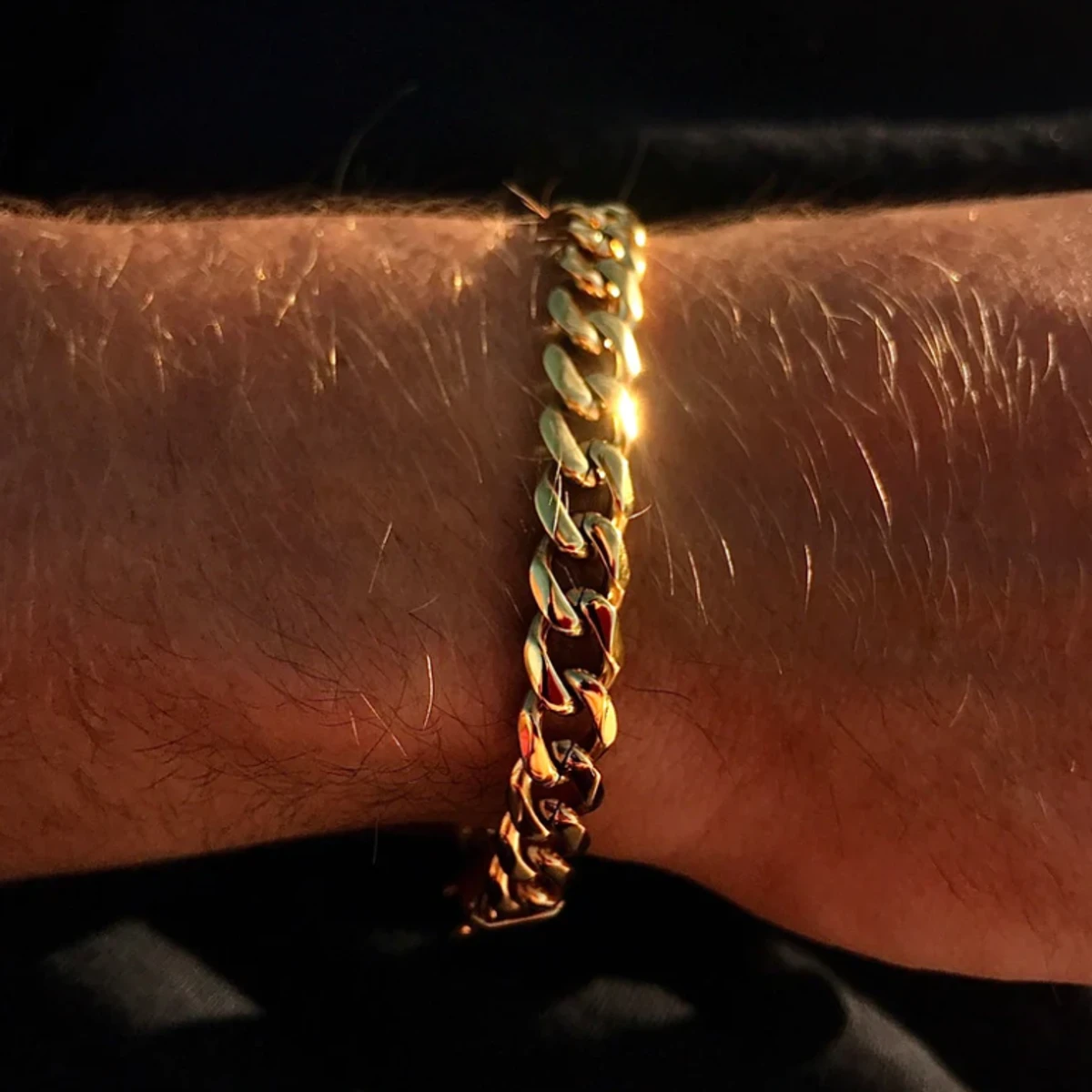 Stainless Steel Bracelet for Men- Golden Bracelet