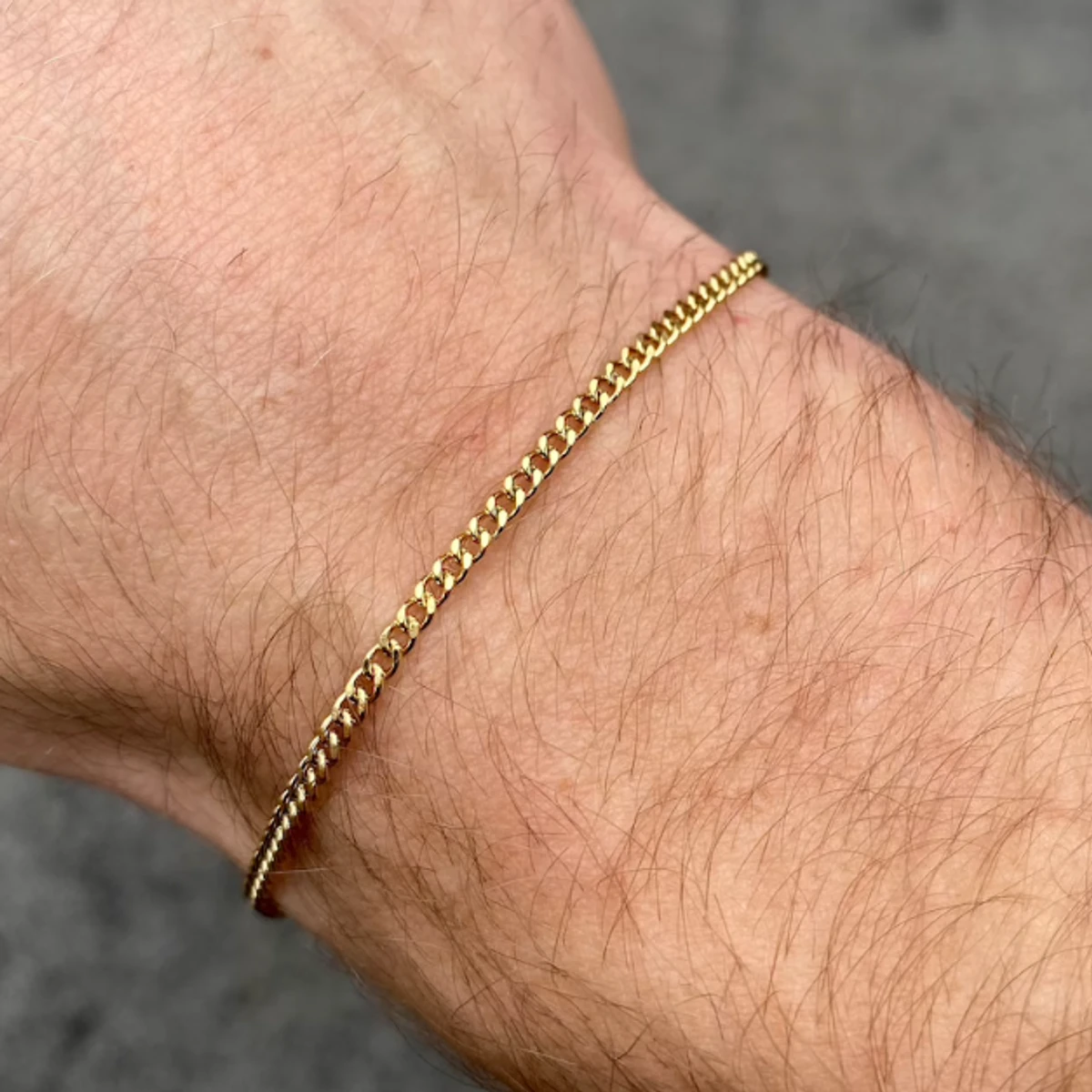 Stainless Steel Bracelet for Men- Golden Bracelet