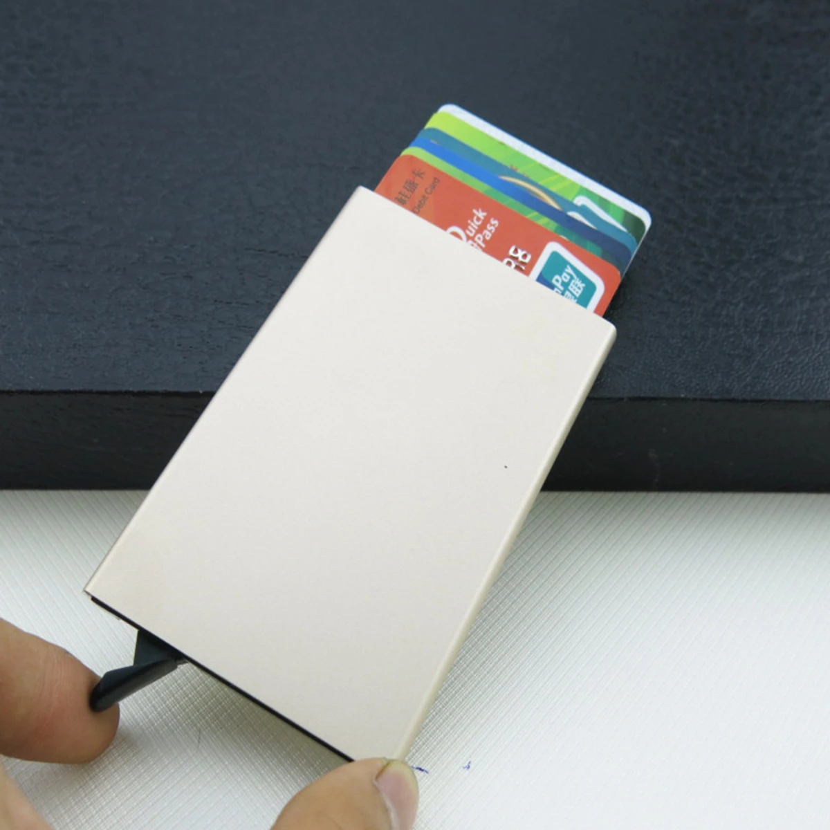 Pop Up Aluminium Credit/Debit Card Holder