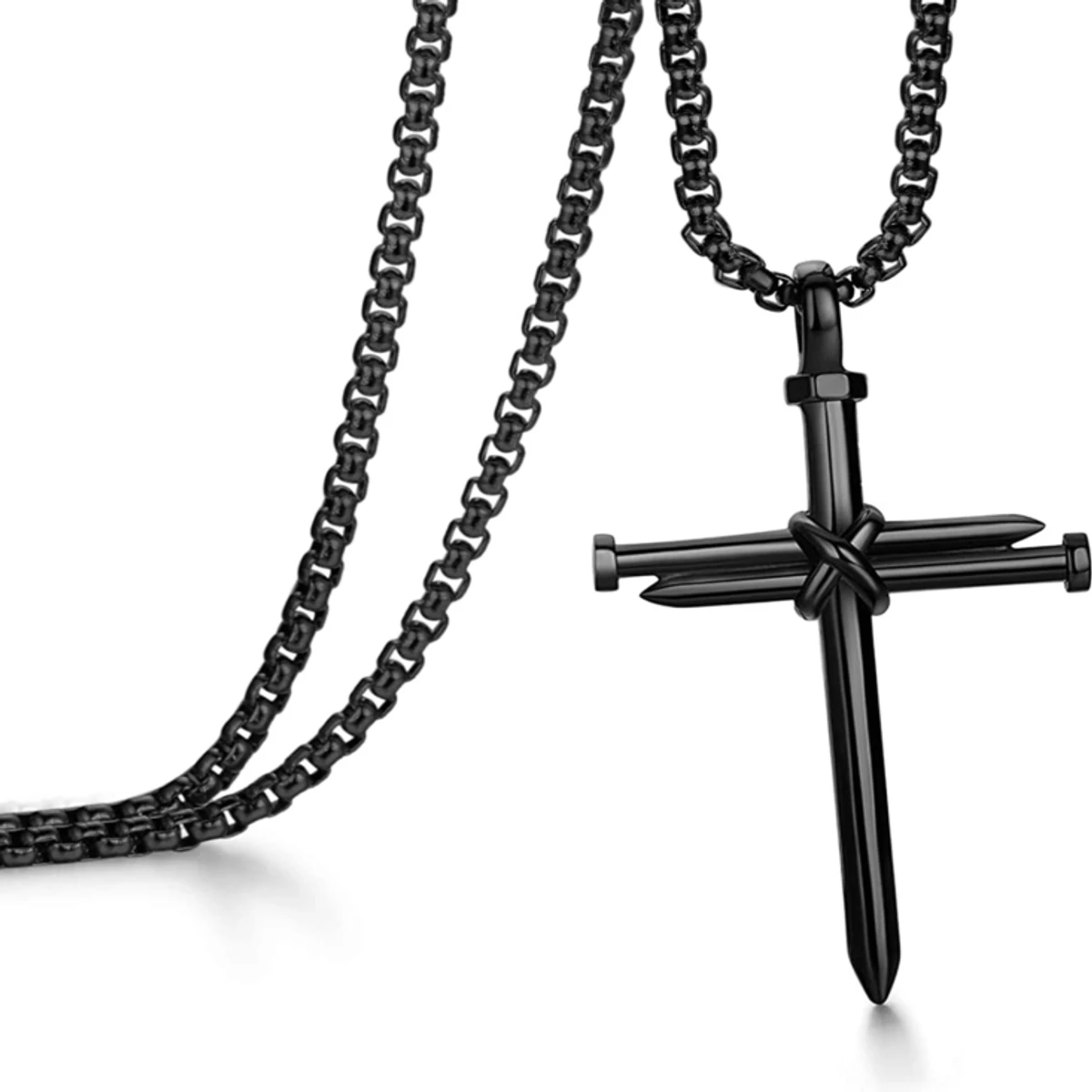 Fashionable Cross New Stainless Steel Necklace For Men