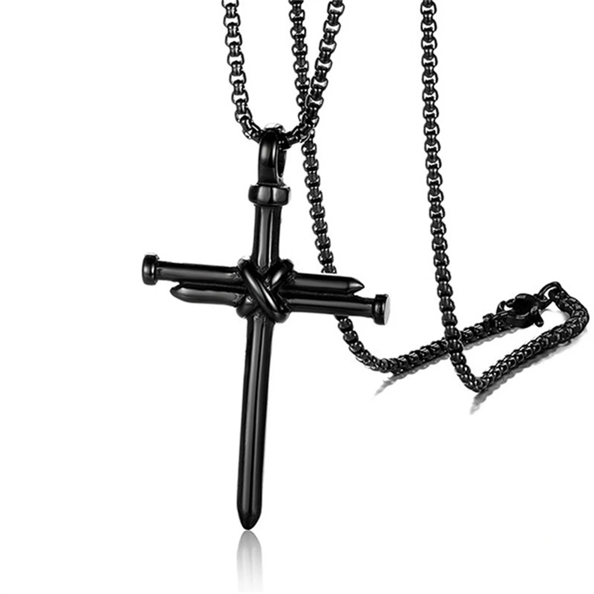 Fashionable Cross New Stainless Steel Necklace For Men