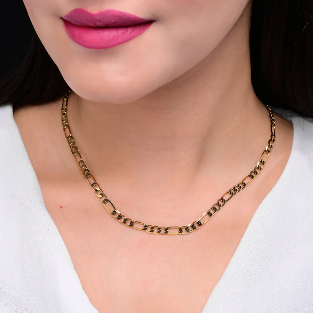 Jewellery Premium Quality Gold Colour Long Chain For Women- Chain For Girls