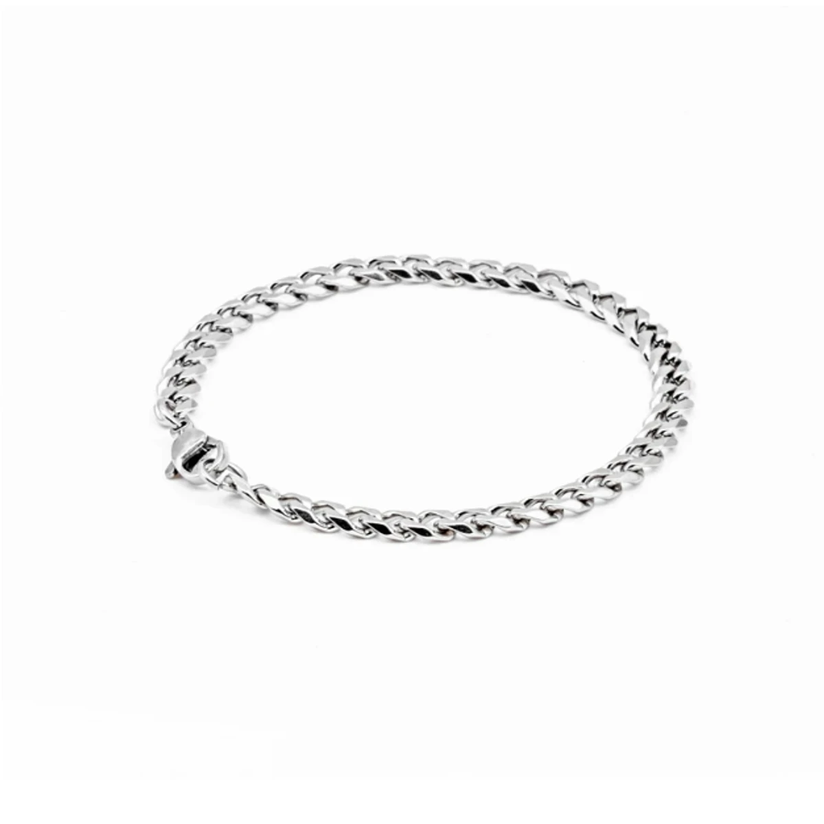 Stainless Steel Silver Bracelet For Men