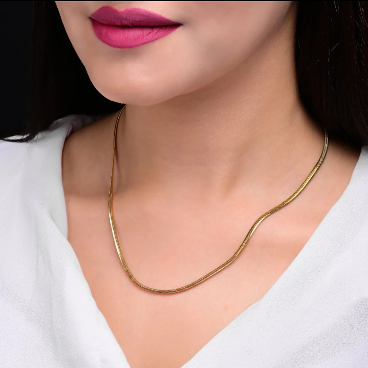 Trendy Fashion Snake Chain Necklaces for Women