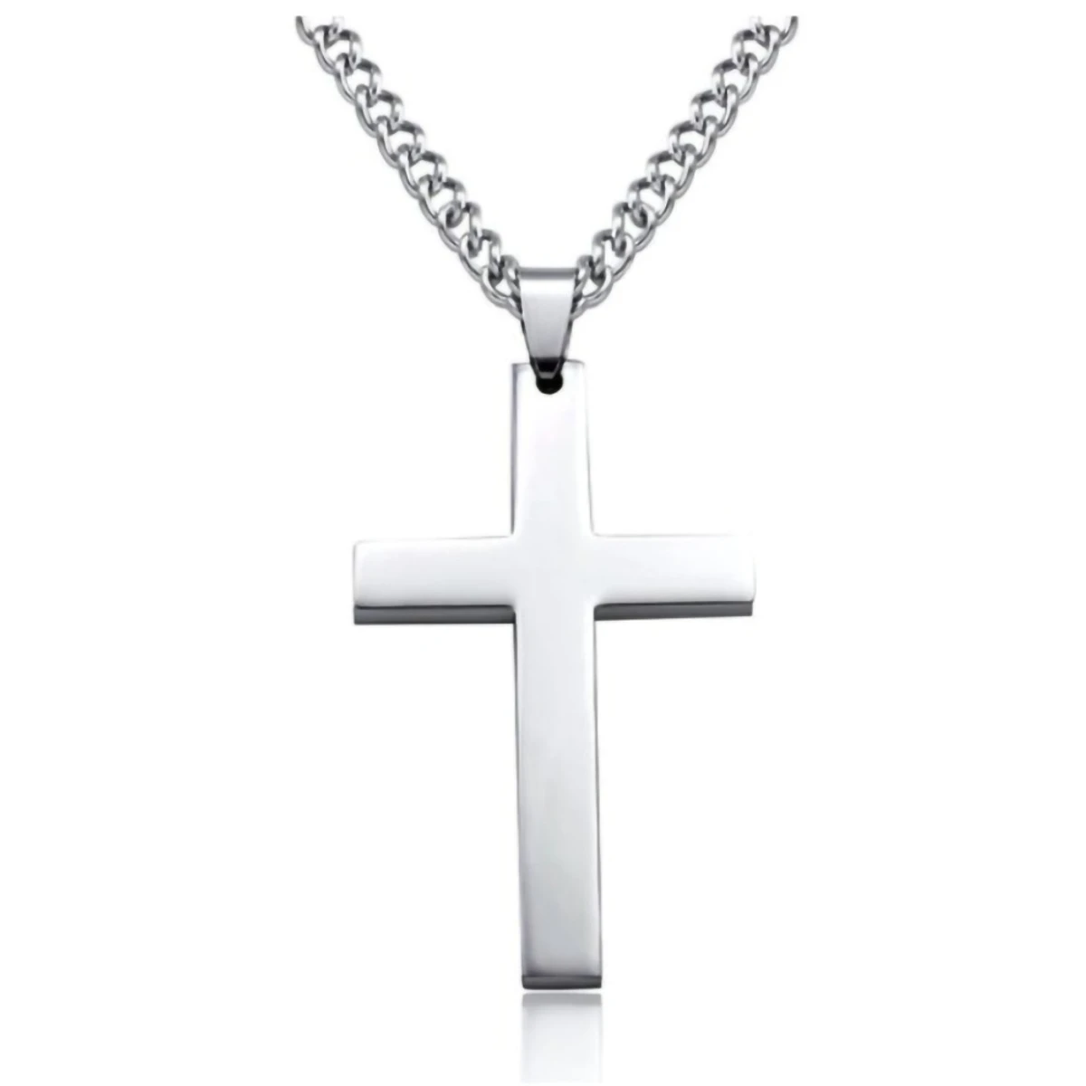 Cross New Stylish Steel Necklace For Men