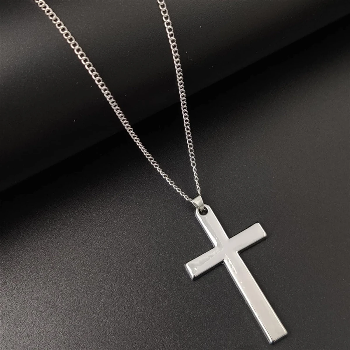 Cross New Stylish Steel Necklace For Men