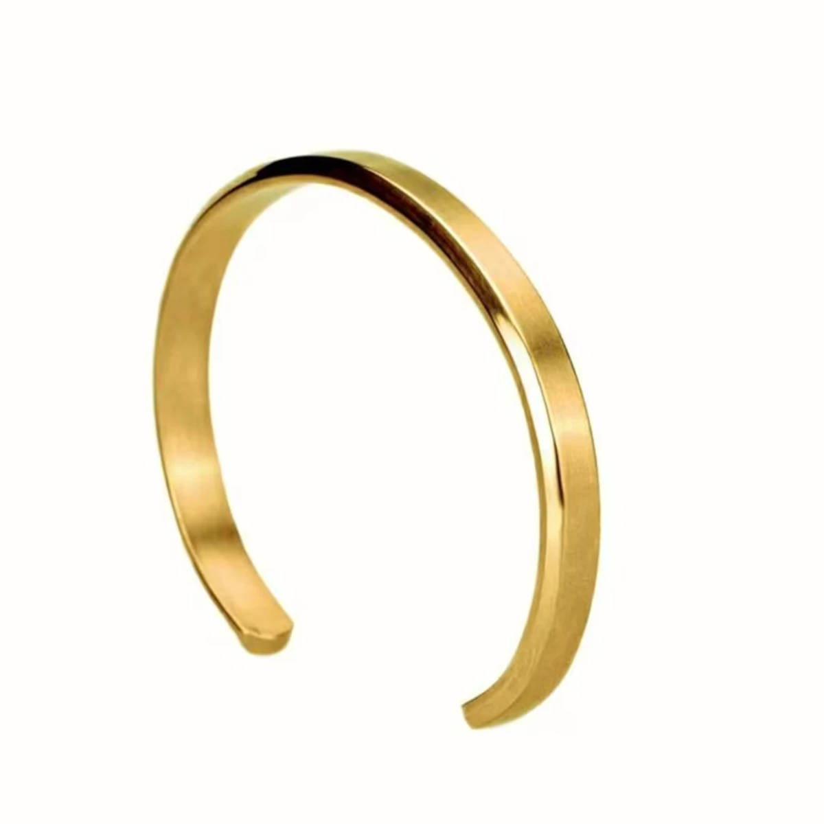 Golden Fashion Cuff Bracelet For Men & Women