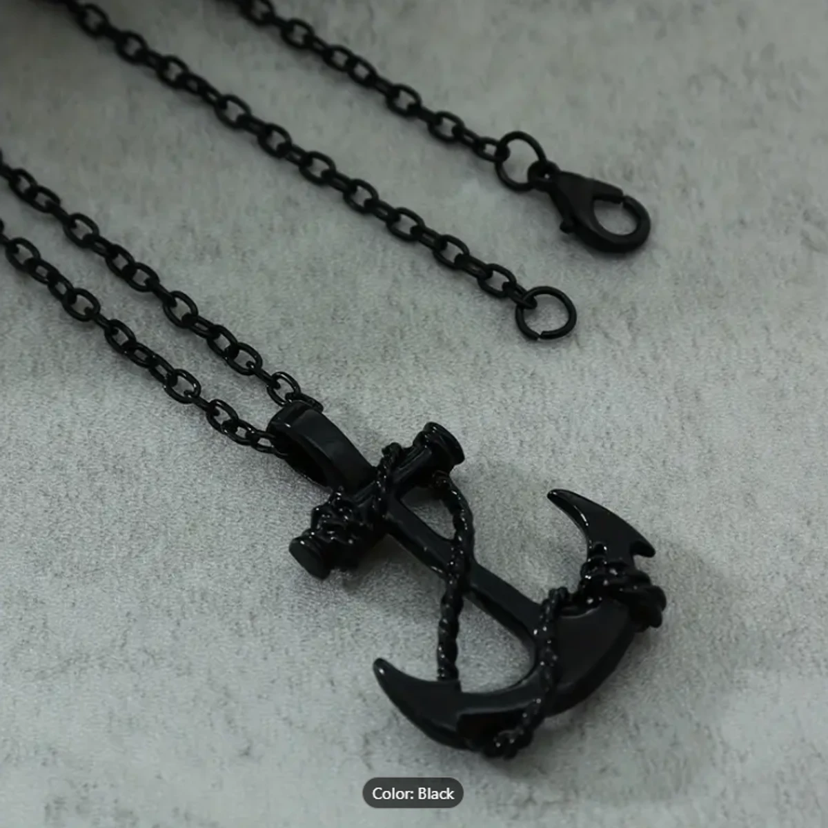 Stainless Steel Anchor Necklace Men Women Hip Hop Rock Jewelry Gifts - Image 6