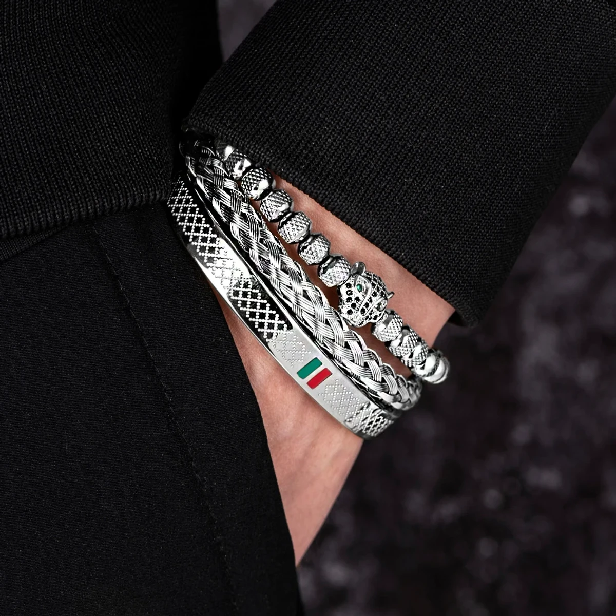 Gucci Stainless Steel Bracelet For Men