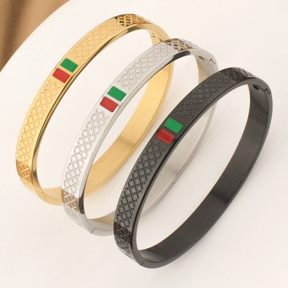 Gucci Stainless Steel Bracelet For Men