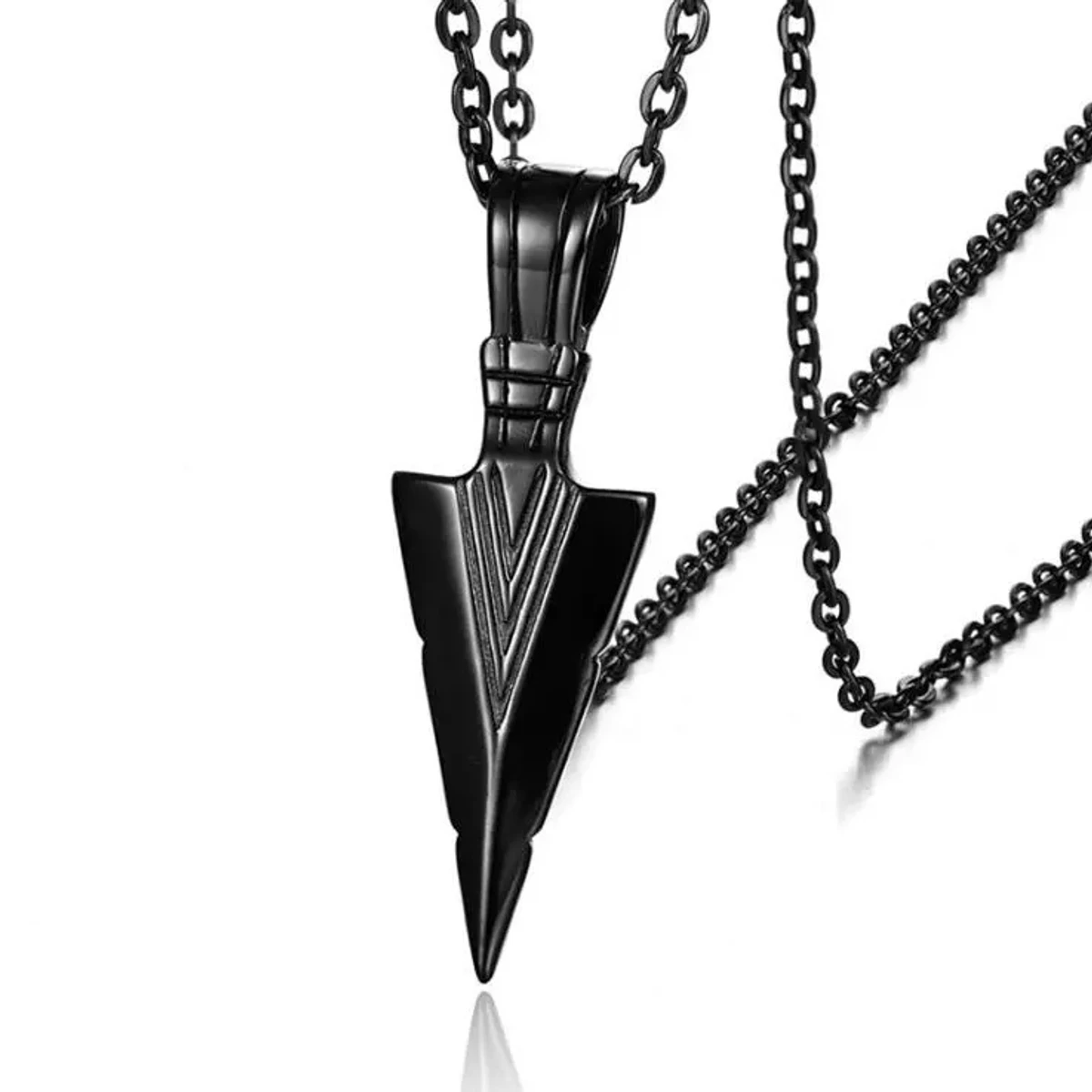 Stunning Stainless Steel Arrowhead New Necklace For Men