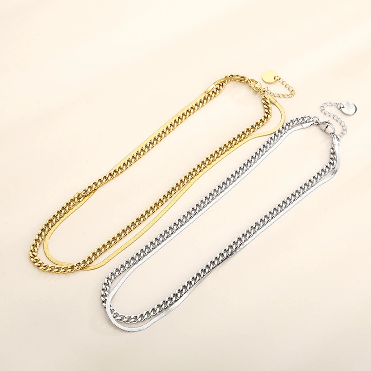 Trendy Fashion Snake Chain Necklaces for Women