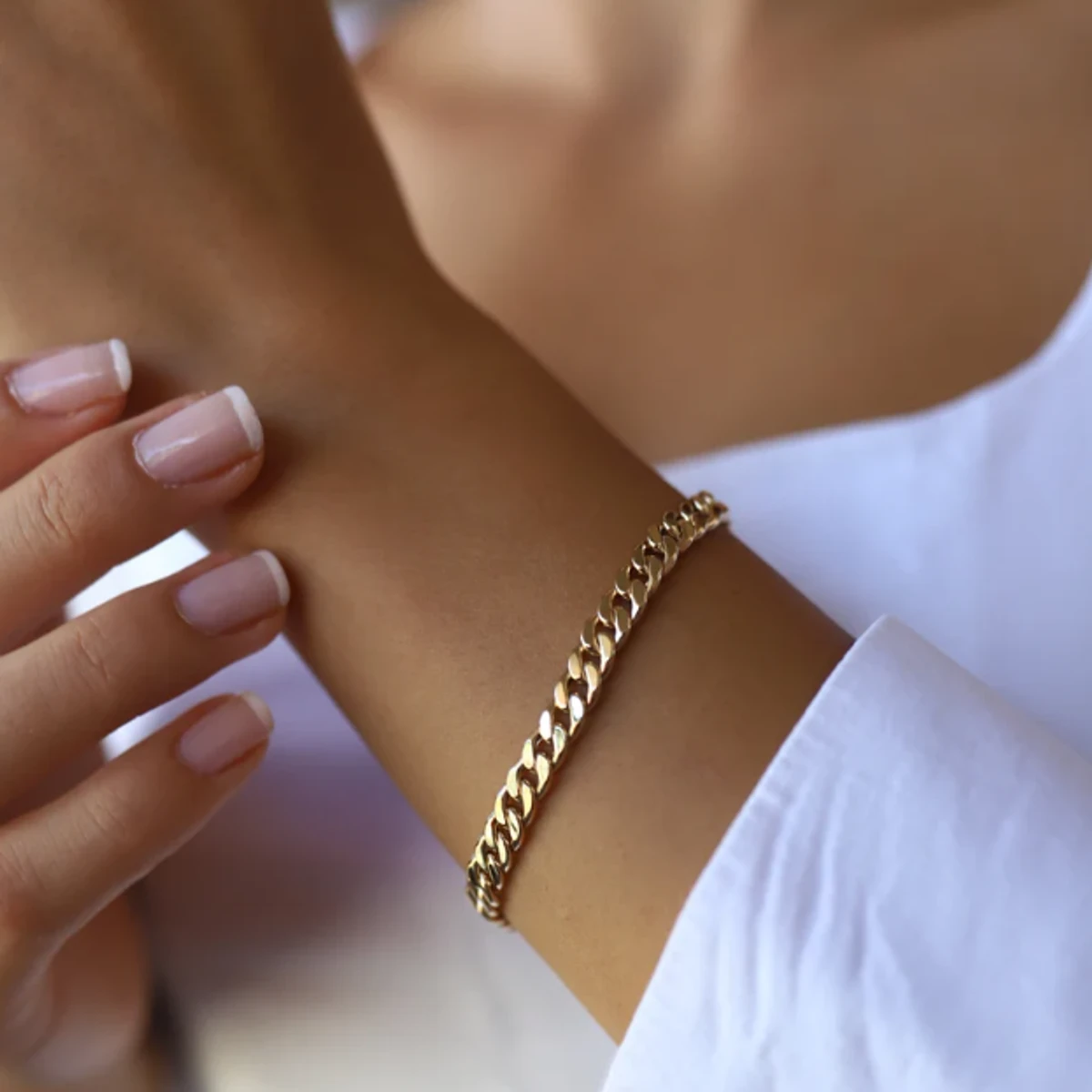 Fashion Man Jewelry Chain  Golden Bracelets