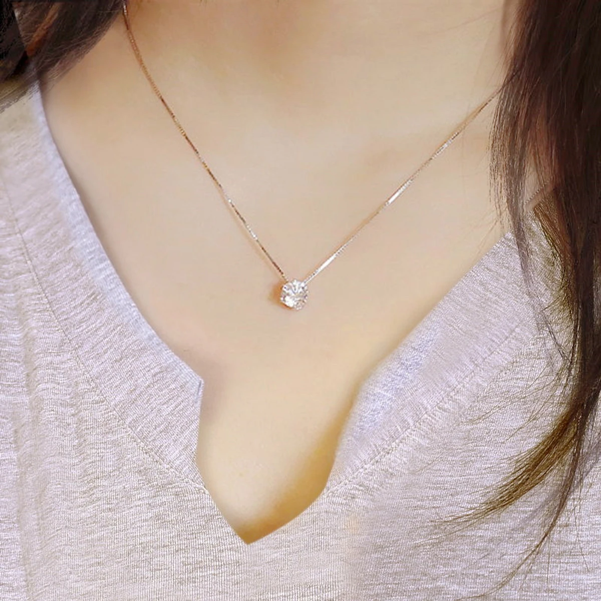 Minimalist Choker Neck Chains Fashion Delicate Jewelry Gift For Women