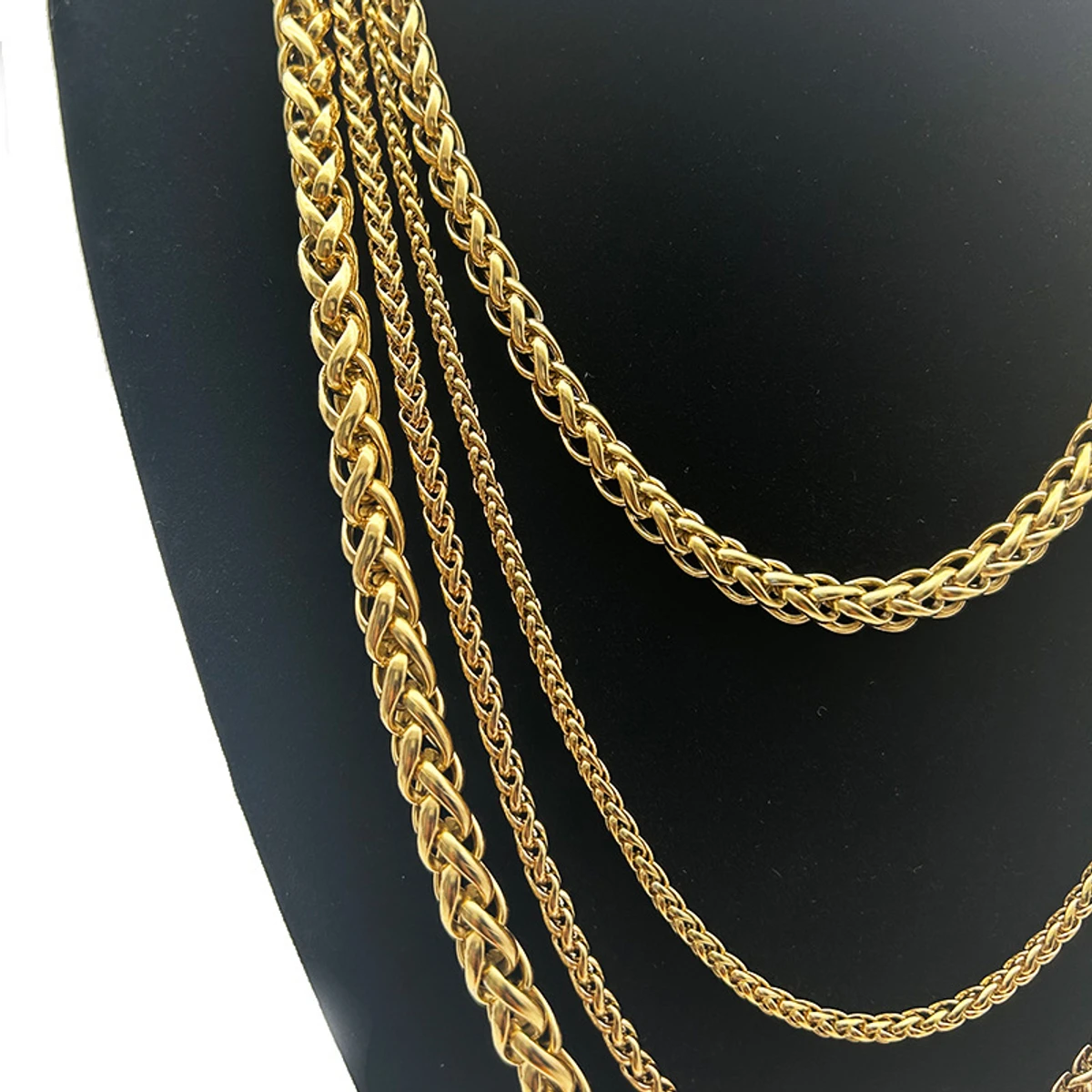 New 2024 Stainless Steel Box Chain Necklace For Men