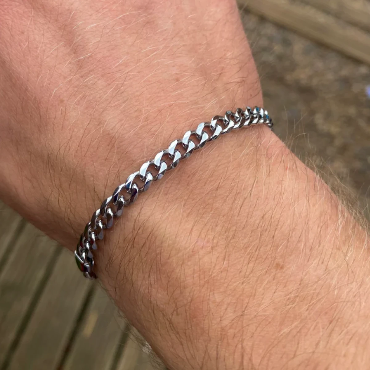 Good Quality Men's Stainless Steel Chain Bracelet