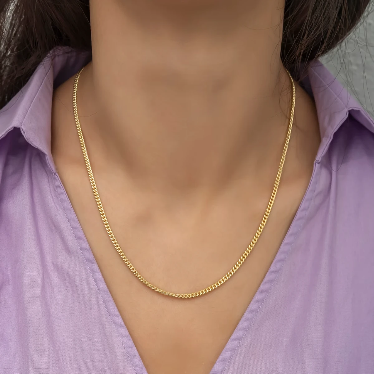 New Stylish & Fancy Exclusive Gold Plated Necklace Chain for Women and Girls