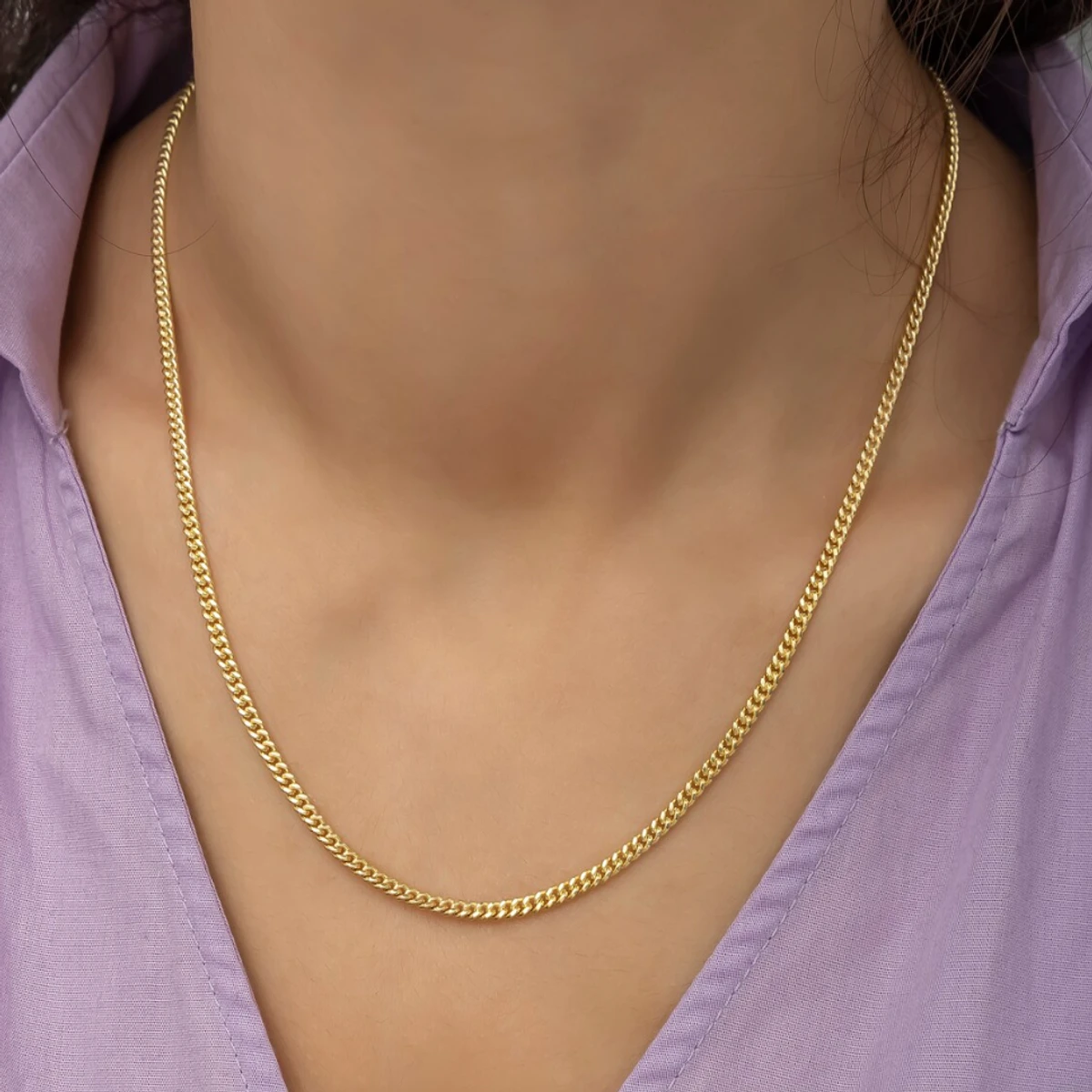 New Stylish & Fancy Exclusive Gold Plated Necklace Chain for Women and Girls