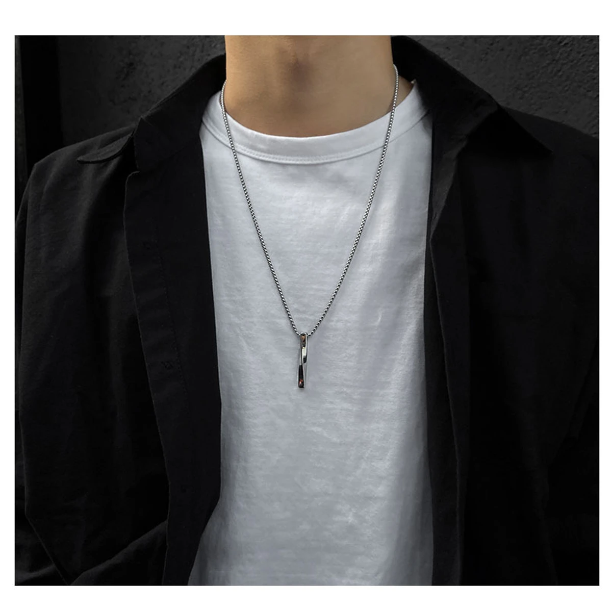 New Stainless Steel Stylish Necklaces- Locket For Men's