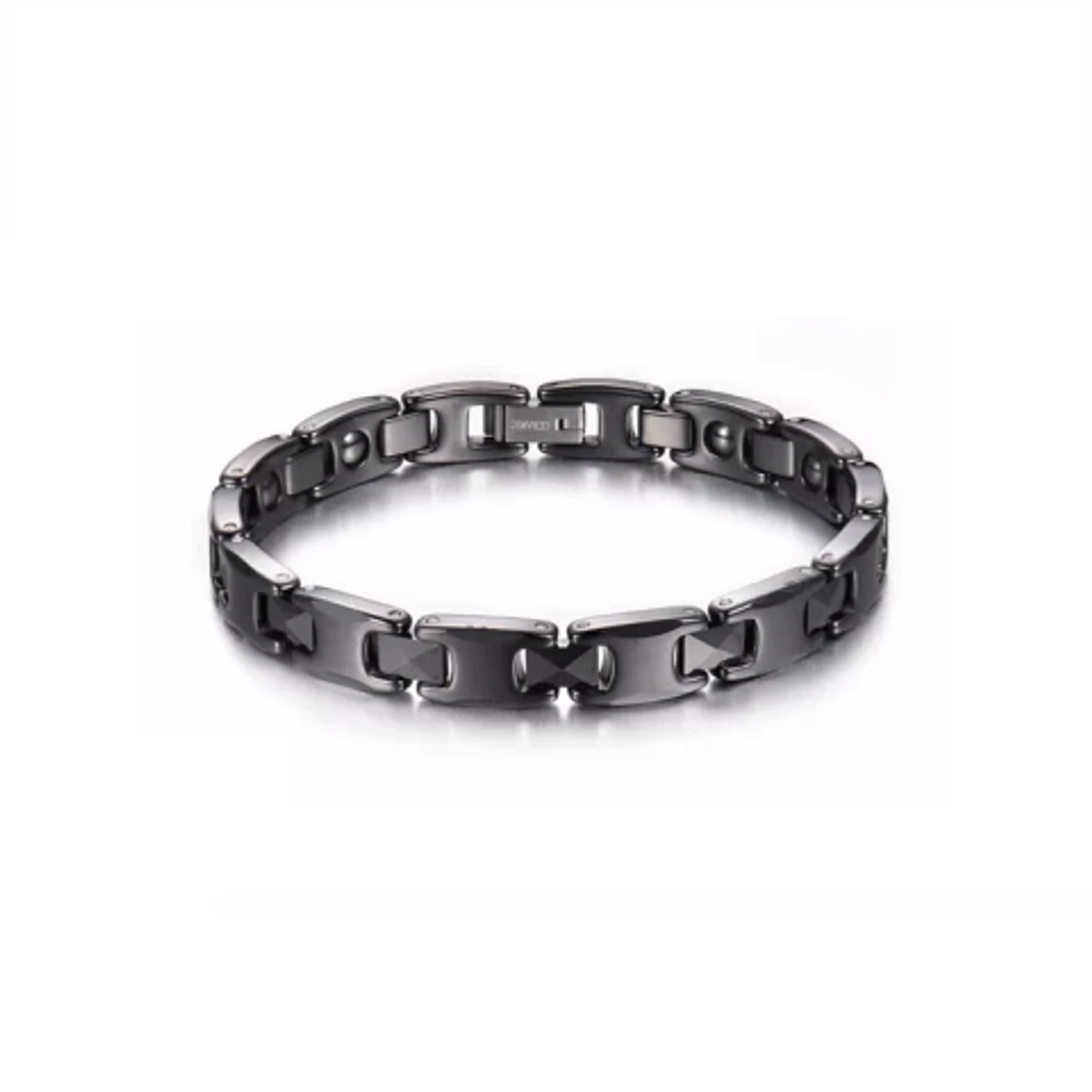 Black Ceramic Magnetic Bracelet For Men