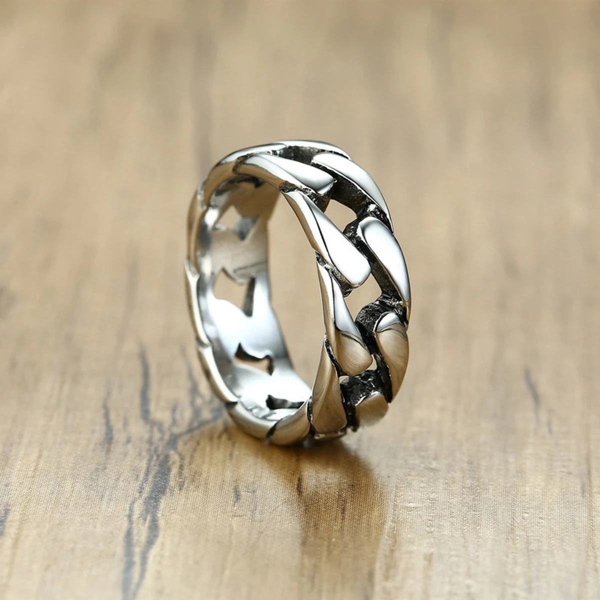 Fashionable New Stainless Steel Finger Ring For Men