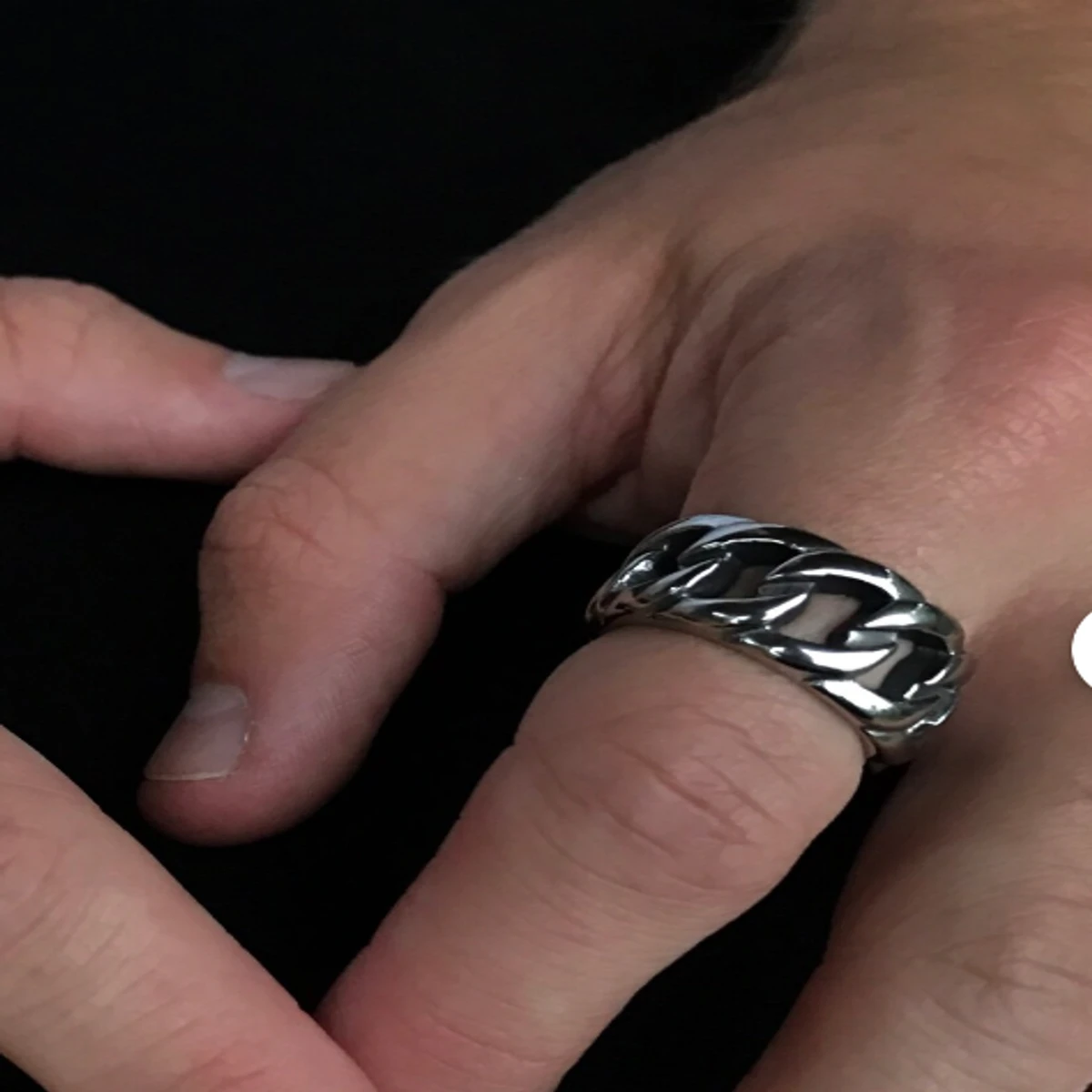 Fashionable New Stainless Steel Finger Ring For Men