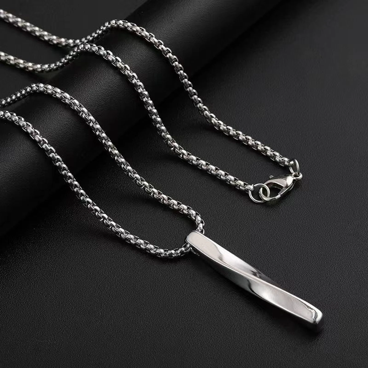 Style Accessories Men's Accessories Rectangle Necklaces Fashion Jewelry