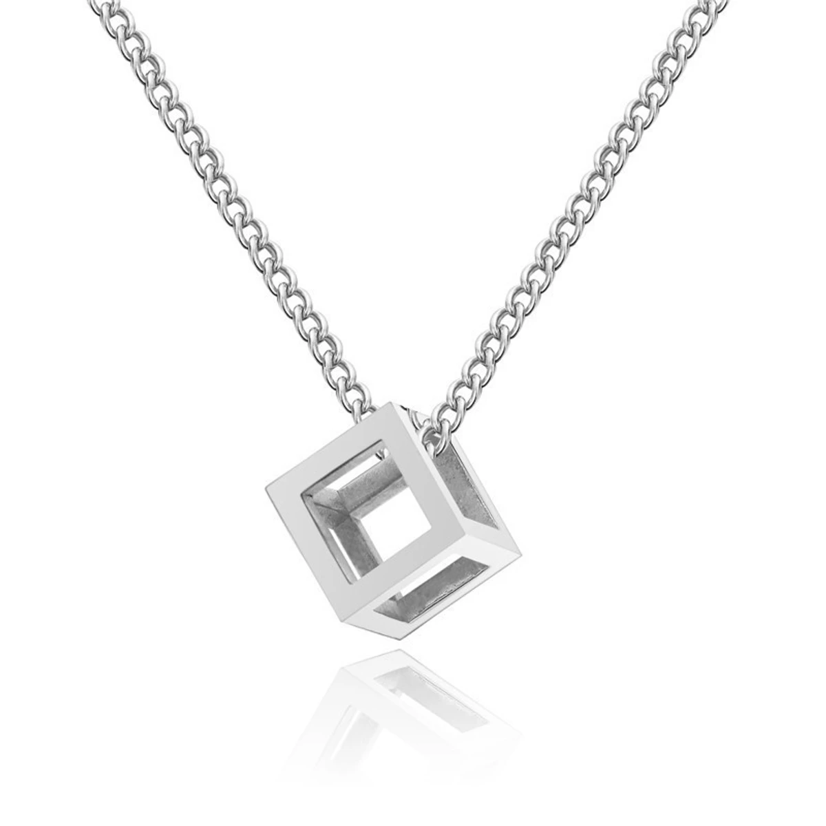 Square Luddo Men Fashion Jewellery Stainless Steel Locket