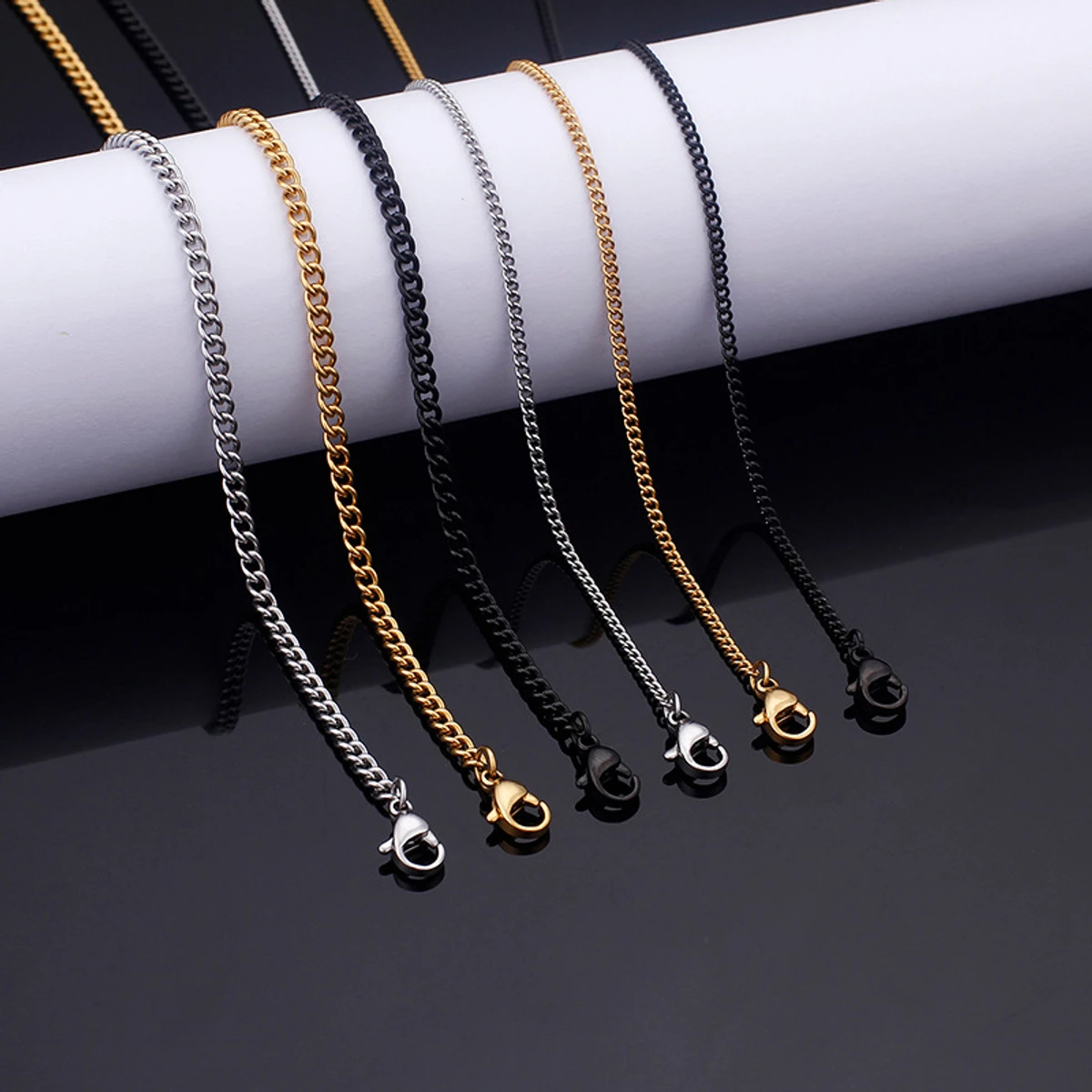 Classic Mens Necklace Stainless Steel Fashionable Chain