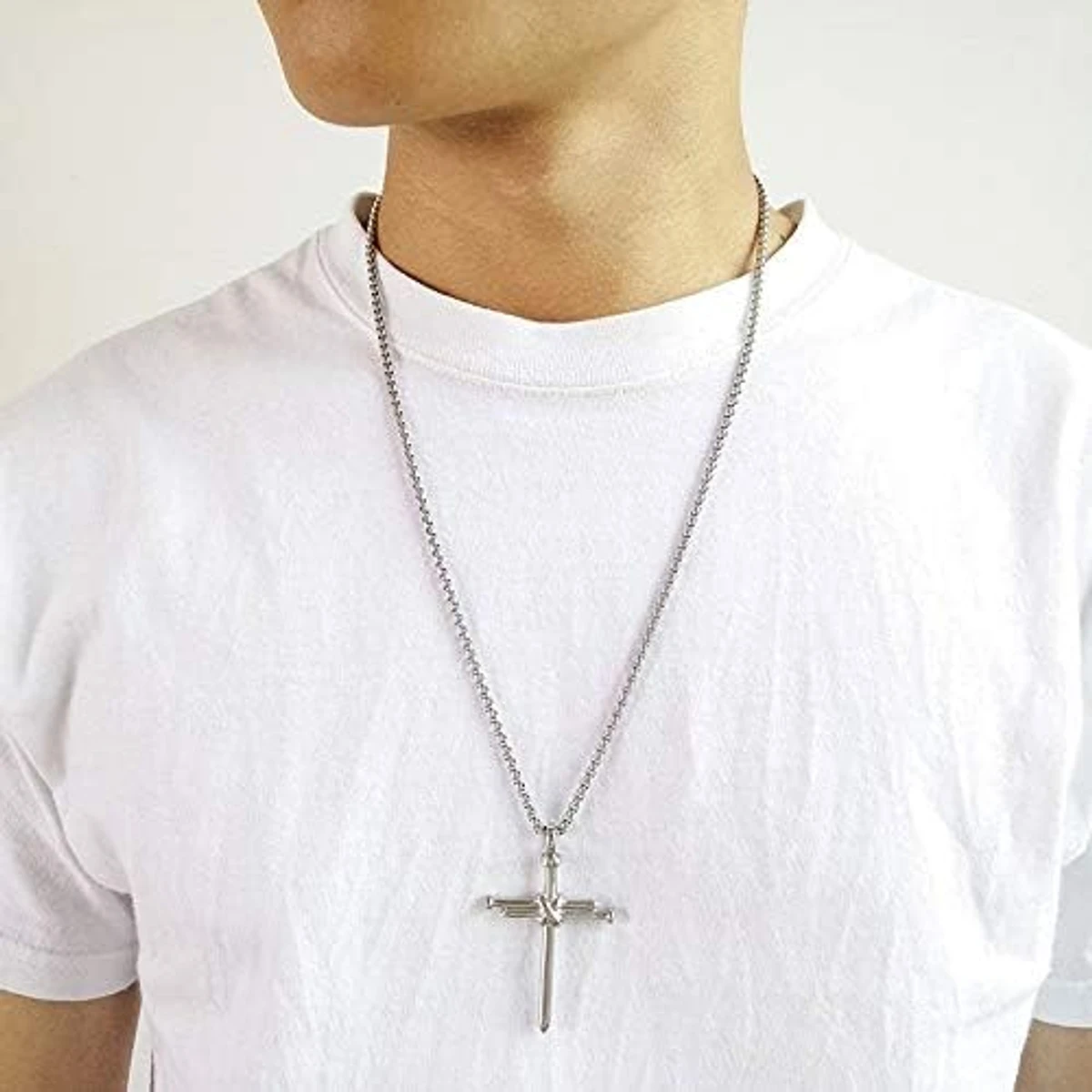 Necklaces Cross Cool Street Style Necklace Men's Jewelry