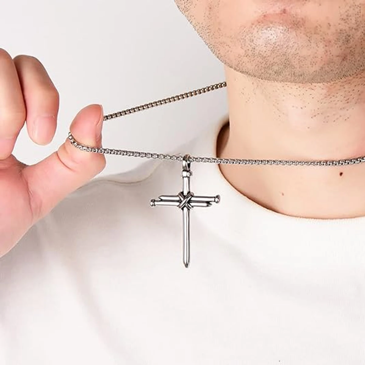 Necklaces Cross Cool Street Style Necklace Men's Jewelry