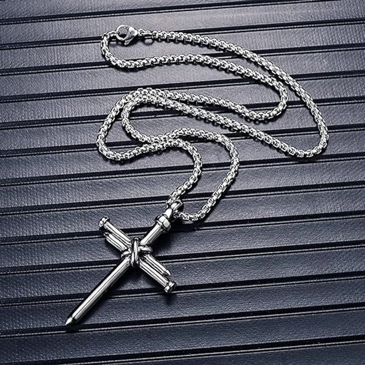 Necklaces Cross Cool Street Style Necklace Men's Jewelry