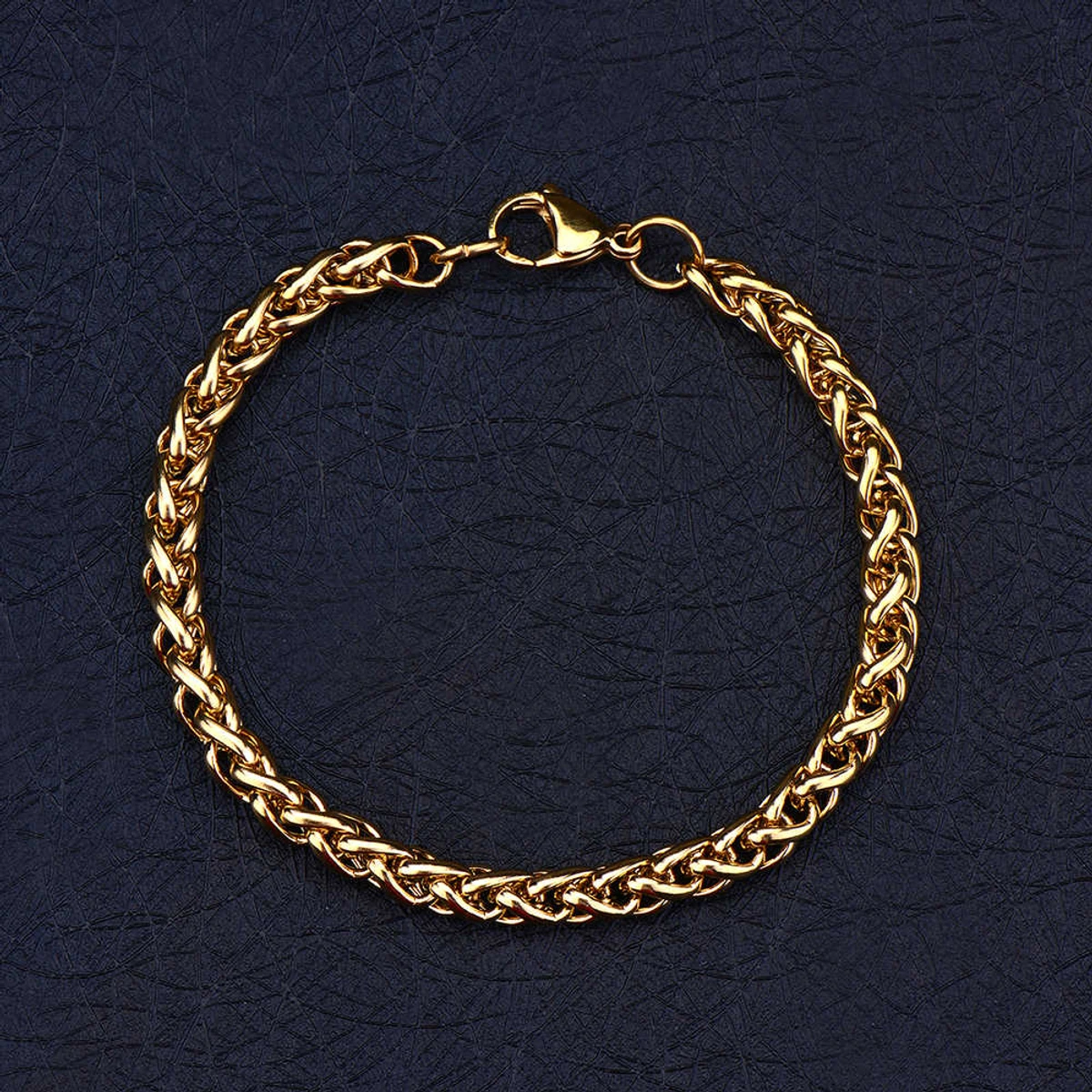 Fashion Charming Simple Gold Snake Chain Bracelets