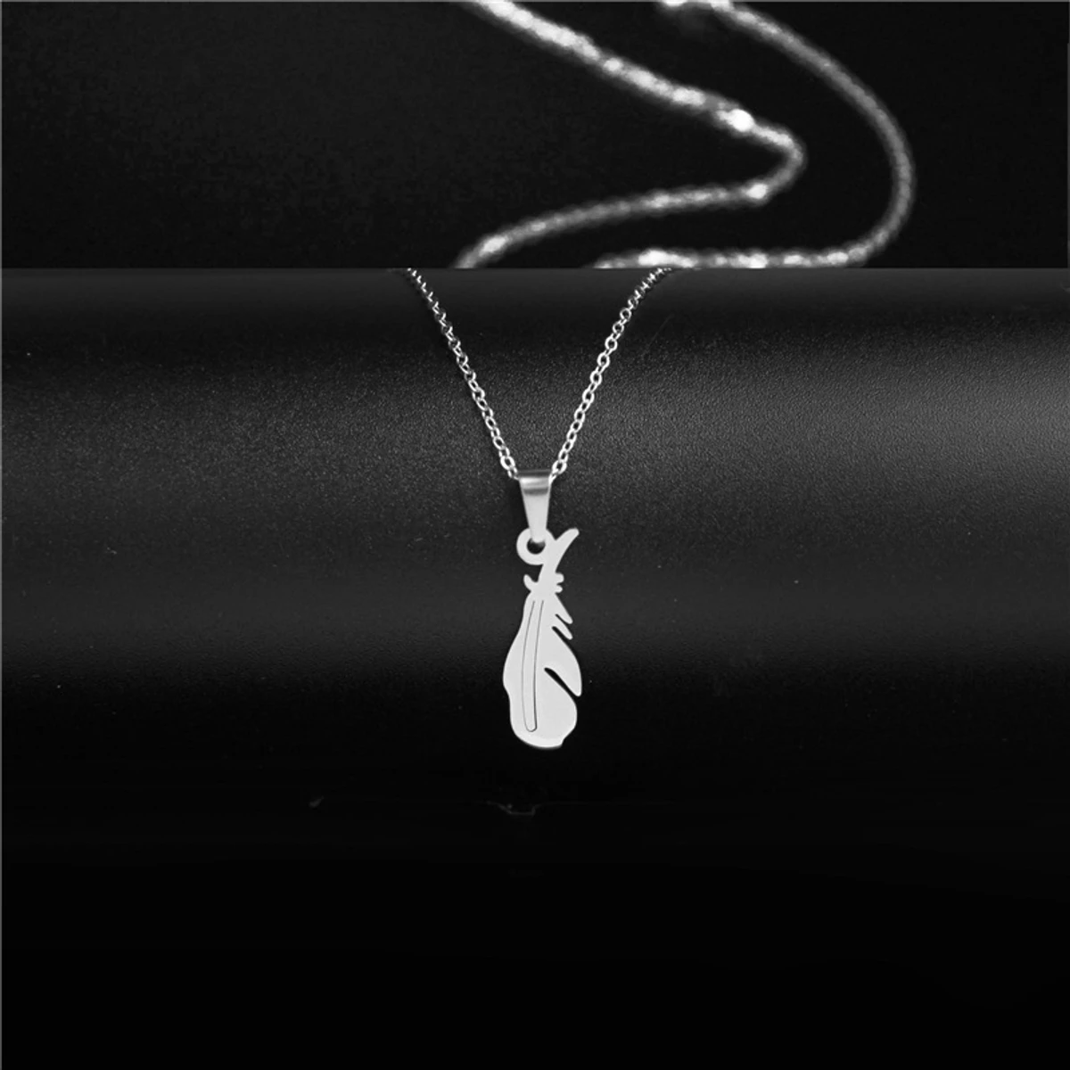 Sterling New Peacock Feather Necklace For Men