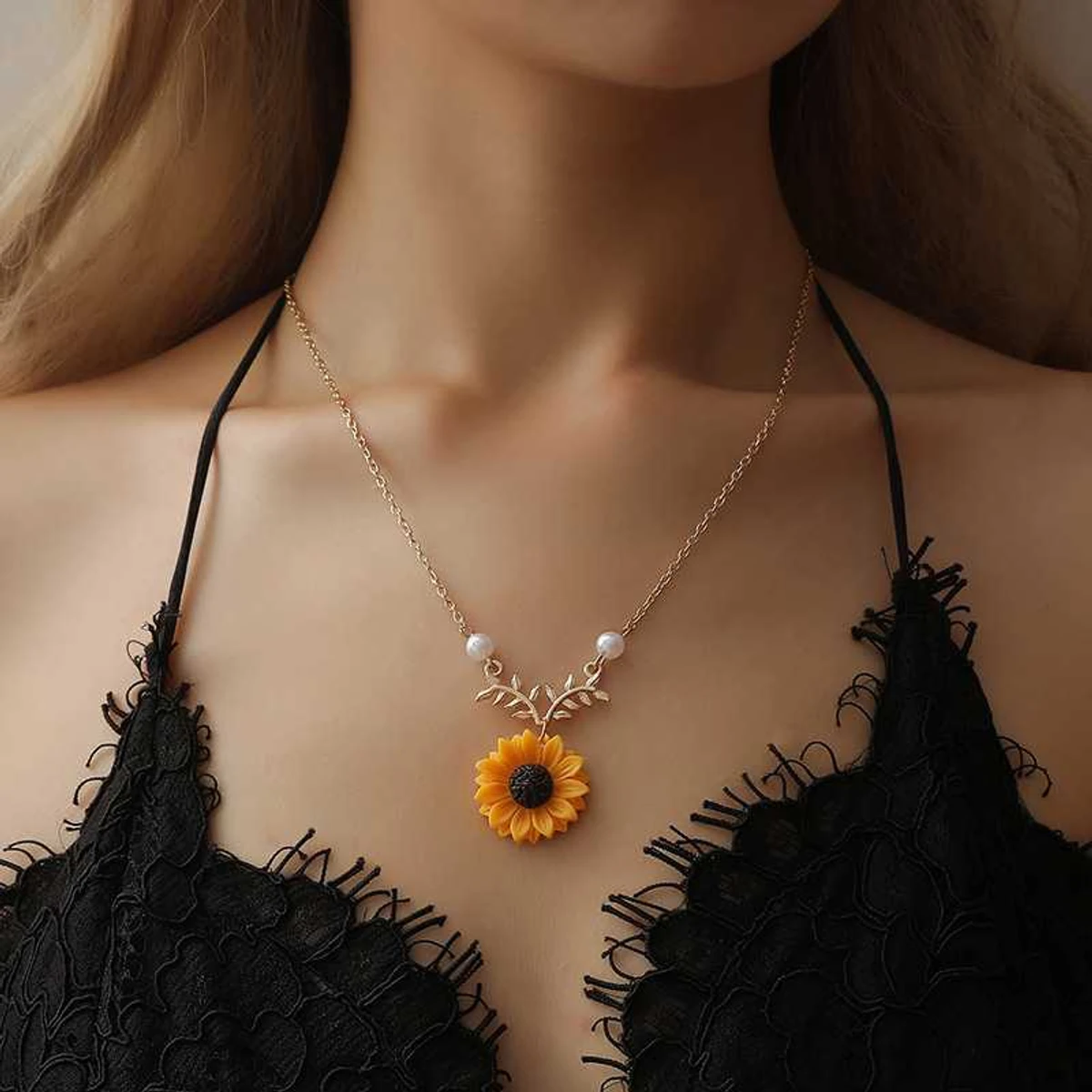 Sunflower Stylish New Necklace For Girl/Women