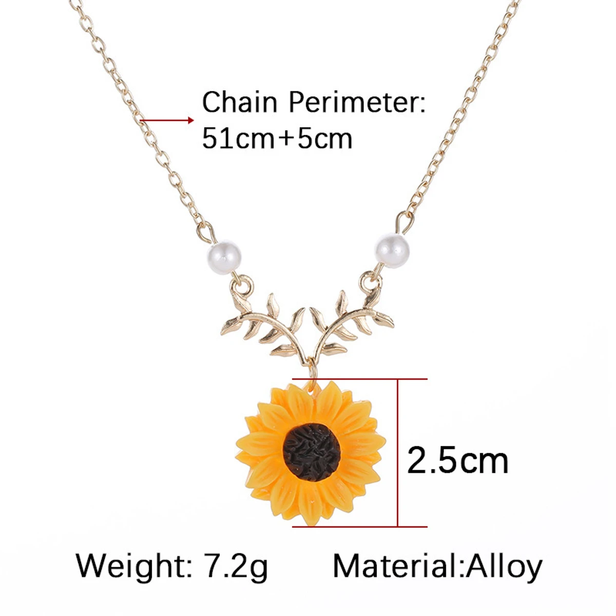 Sunflower Stylish New Necklace For Girl/Women - Image 5