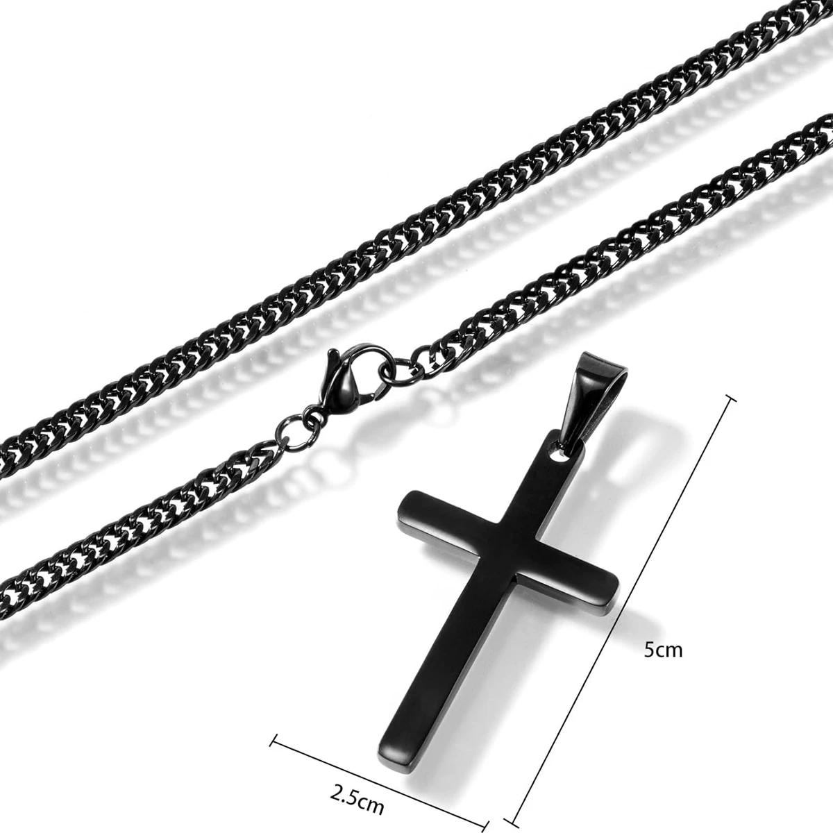 Fashionable Cross New Stainless Steel Necklace For Men